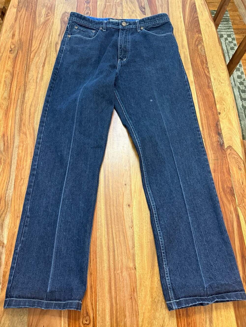 Brooklyn Xpress Floral Graphic Print Denim Jeans Size 36x34